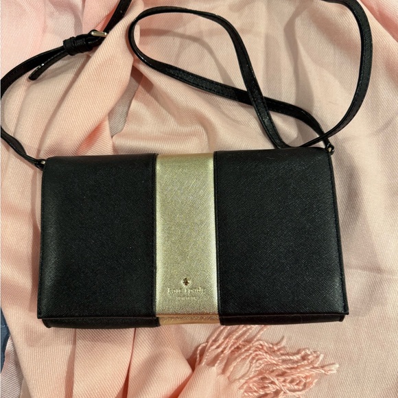 Kate Spade Black and Gold Women's Bag - Picture 2 of 6